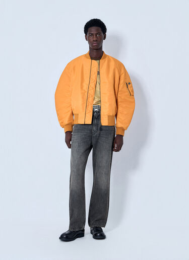 Martine Rose Bomber Jacket with Ribbed Trims Orange mtr0164006