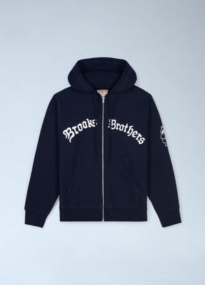 Brain Dead x Brooks Brothers 加州拉链连帽衫 海军蓝 brb0162015