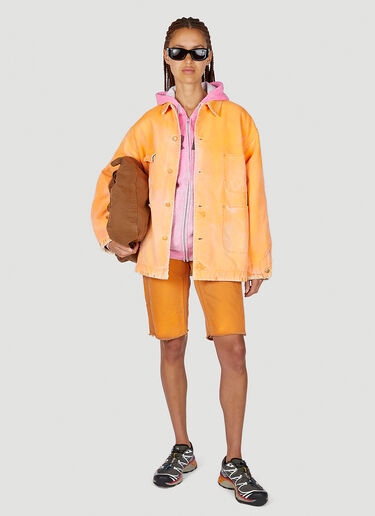 LN-CC® - NOTSONORMAL: Washed Working Shorts - Orange NOTSONORMAL Washed Working Shorts Orange nsm0351009