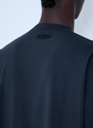LN-CC® - Vetements: Polizei T-Shirt - Black Vetements Polizei T-Shirt Black vet0162006