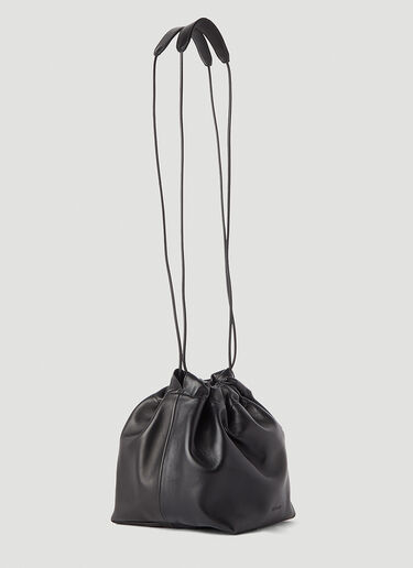 LN-CC® - Jil Sander: Drawstring Small Shoulder Bag - Black Jil Sander Drawstring Small Shoulder Bag Black jil0245034
