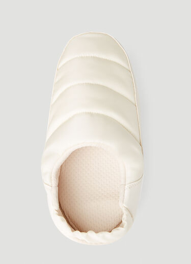 LN-CC® - Moon Boot: Evolution Flat Shoes - Cream Moon Boot Evolution Flat Shoes Cream mnb0351005