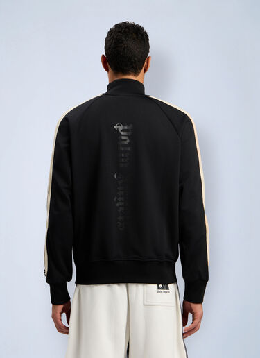 LN-CC® - Palm Angels: Performance Zip-Up Track Jacket - Black Palm Angels Performance Zip-Up Track Jacket Black pma0162019