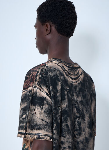 LN-CC® - Acne Studios: Graphic Print T-shirt - Brown Acne Studios Graphic Print T-shirt Brown acn0164040