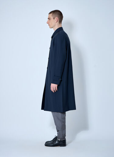 LN-CC® - Miu Miu: Single-Breasted Mohair Coat - Navy Miu Miu Single-Breasted Mohair Coat Navy miu0160001