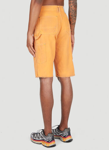 LN-CC® - NOTSONORMAL: Washed Working Shorts - Orange NOTSONORMAL Washed Working Shorts Orange nsm0351009