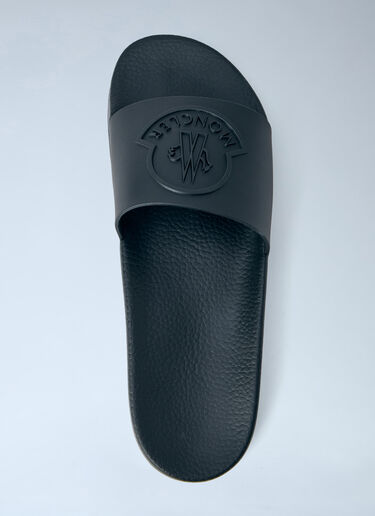 LN-CC® - Moncler: Basile Slides - Black Moncler Basile Slides Black mon0163047