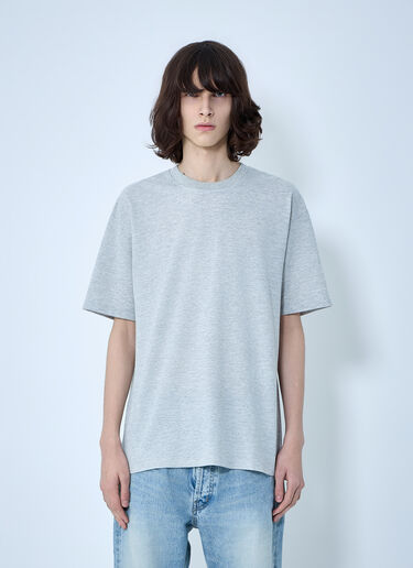 LN-CC® - Saint Laurent: Cassandre Oversize T-Shirt - Grey Saint Laurent Cassandre Oversize T-Shirt Grey sla0162009