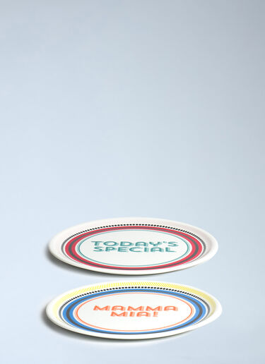 Bitossi Home Set Of Six Assorted Pizza Plates Multicolour wps0692578