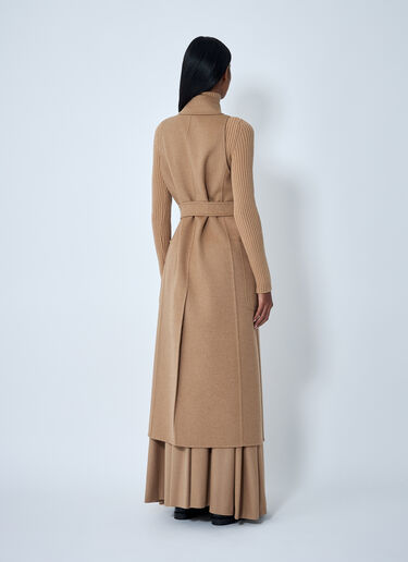 Max Mara テーラード マキシ ウェストコート キャメル max0262047