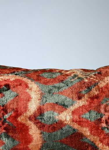 LN-CC® - Les-Ottomans: Velvet Patterned Cushion - Multicolour Les-Ottomans Velvet Patterned Cushion Multicolour wps0692035