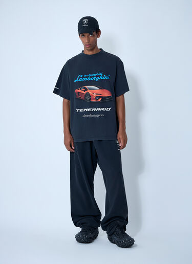 Balenciaga x Lamborghini Automobili Lamborghini T-Shirt Black bll0162003