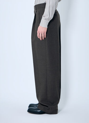 The Row Shelley Wool Pants Brown row0159004