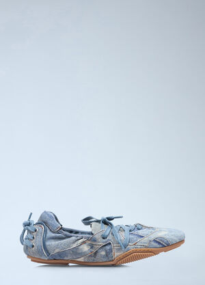 LN-CC® - Acne Studios: Lace-Up Leather Shoes - Blue Acne Studios Lace-Up Leather Shoes Blue acn0258015