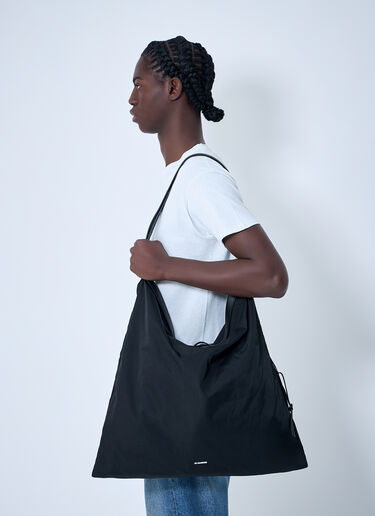 LN-CC® - Jil Sander: Oversized Tote Bag - Black Jil Sander Oversized Tote Bag Black jil0163008