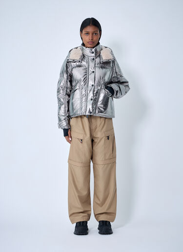 LN-CC® - Moncler Grenoble: Celaque Short Down Jacket - Silver Moncler Grenoble Celaque Short Down Jacket Silver mog0262009