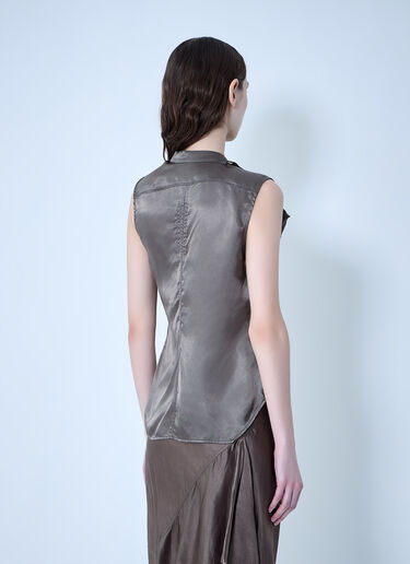 LN-CC® - Rick Owens: Island Top - Grey Rick Owens Island Top Grey ric0263010