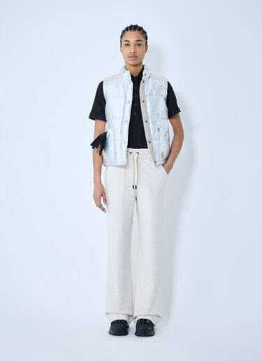 LN-CC® - Moncler Grenoble: Cotton-And-Linen-Blend Track Pants - Beige Moncler Grenoble Cotton-And-Linen-Blend Track Pants Beige mog0259009