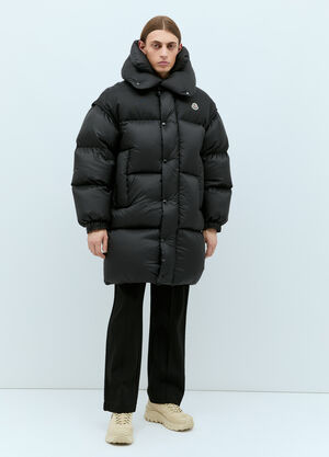LN-CC® - Moncler RE-ICONS: Verone Long Down Jacket - Black Moncler RE-ICONS Verone Long Down Jacket Black mvs0158005