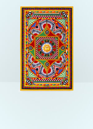 Dolce & Gabbana Casa Carretto Beach Towel Yellow wps0691220