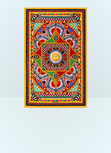 LN-CC® - Dolce & Gabbana Casa: Carretto Beach Towel - Yellow Dolce & Gabbana Casa Carretto Beach Towel Yellow wps0691220