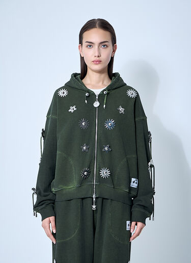 Chopova Lowena Dallas Hooded Sweatshirt Grey cho0360010
