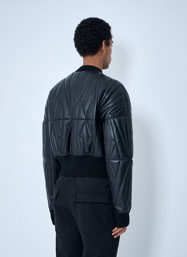 LN-CC® - Moncler + Rick Owens: Geocamo Cropped Quilted Bomber Jacket - Black Moncler + Rick Owens Geocamo Cropped Quilted Bomber Jacket Black mcs0363009