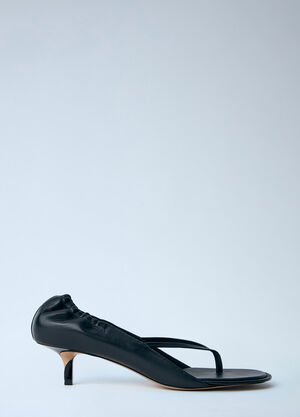 Jacquemus The Low Sandals Black jac0264037
