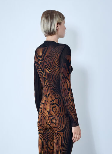Jean Paul Gaultier Wood Mesh Top Black jpg0261001