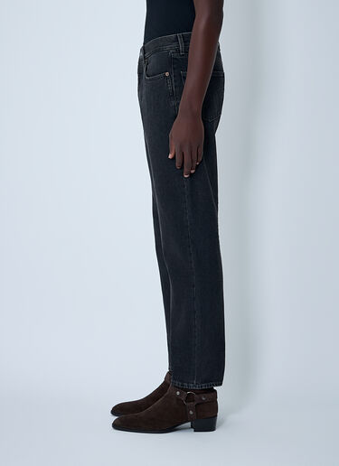 Saint Laurent Straight-Leg Denim Jeans Black sla0162019
