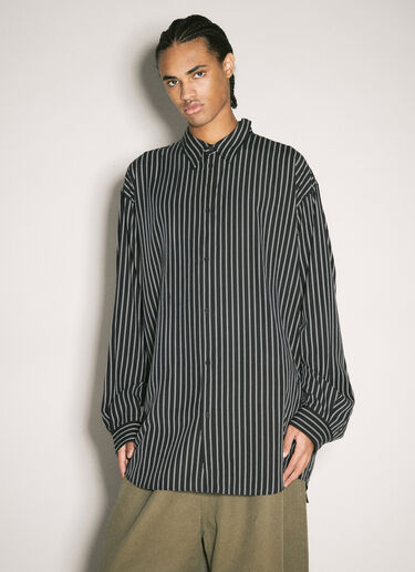 LN-CC® - Balenciaga: Fluid Shirt - Black Balenciaga Fluid Shirt Black bal0158003