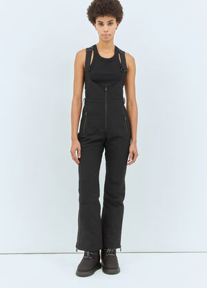 LN-CC® - Moncler Grenoble: Padded Ski Bib - Black Moncler Grenoble Padded Ski Bib Black mog0258006