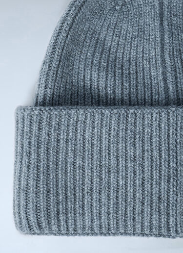 Max Mara 徽标图案无檐便帽 浅灰色 max0262035