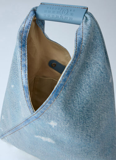 LN-CC® - MM6 Maison Margiela: Small Japanese Handbag - Blue MM6 Maison Margiela Small Japanese Handbag Blue mmm0264057
