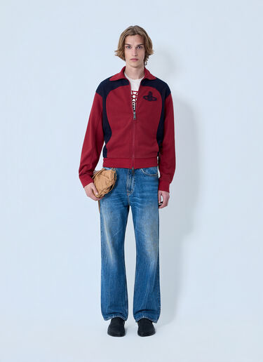 LN-CC® - Vivienne Westwood: Alien Track Jacket - Red Vivienne Westwood Alien Track Jacket Red vvw0164012