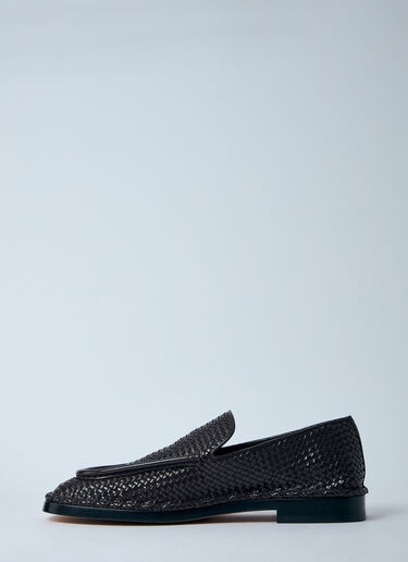 LN-CC® - Bottega Veneta: Structured Loafers - Brown Bottega Veneta Structured Loafers Brown bov0160008