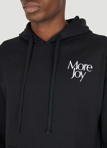 More Joy Logo Embroidered Hooded Sweatshirt Black mjy0347018