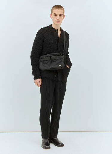 LN-CC® - Porter-Yoshida & Co: Small Force Shoulder Bag - Black Porter-Yoshida & Co Small Force Shoulder Bag Black por0358002