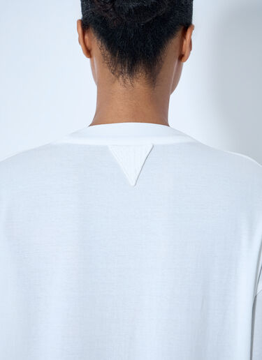 LN-CC® - Bottega Veneta: Oversized Cotton T-Shirt - White Bottega Veneta Oversized Cotton T-Shirt White bov0264052