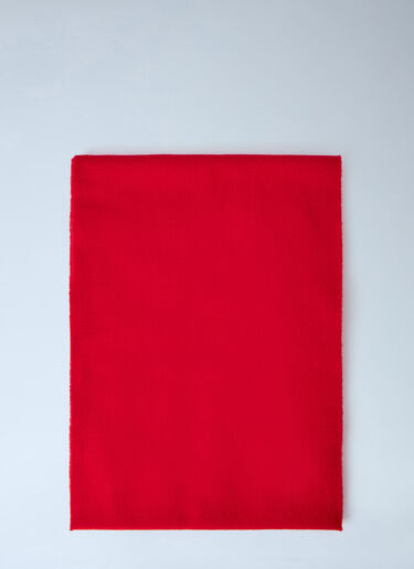 LN-CC® - Jil Sander: Neck Warmers Mufflers Scarf - Red Jil Sander Neck Warmers Mufflers Scarf Red jil0265012