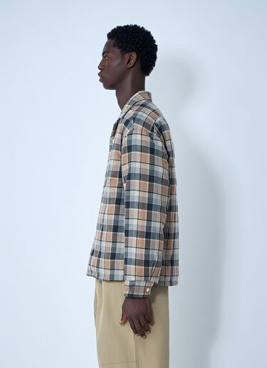 LN-CC® - Visvim: Check Down Jacket - Beige Visvim Check Down Jacket Beige vis0160018