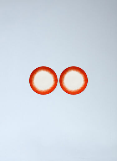 LN-CC® - Serax x Ann Demeulemeester: Set Of Two Dé Dinner Plates - Red Serax x Ann Demeulemeester Set Of Two Dé Dinner Plates Red wps0691780