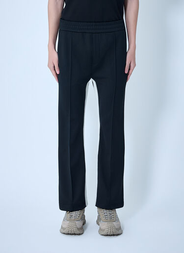 Moncler Elasticated Waist Straight Trousers Black mon0164036