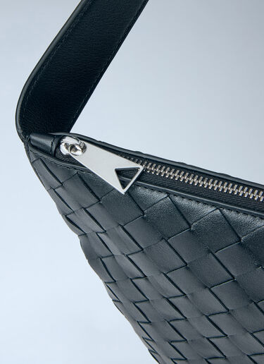 LN-CC® - Bottega Veneta: Intrecciato Leather Crossbody Bag - Black Bottega Veneta Intrecciato Leather Crossbody Bag Black bov0163003