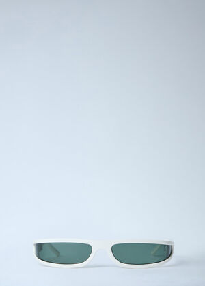 Rick Owens Fog Sunglasses White ric0163043