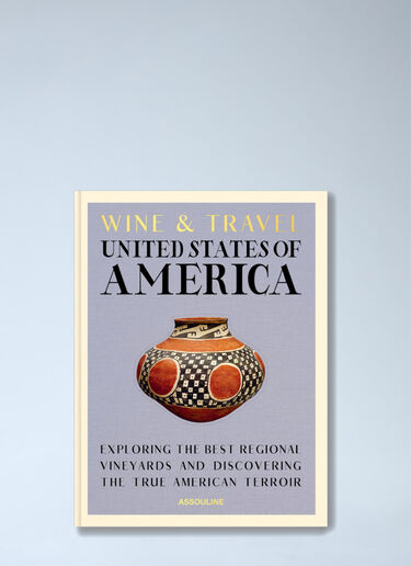 Assouline Wine And Travel: USA Book Blue wps0692451