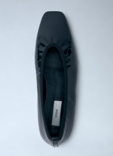 LN-CC® - TOTEME: Minimalist Ballerinas Flats - Black TOTEME Minimalist Ballerinas Flats Black tot0261052