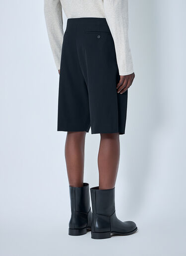 LN-CC® - The Row: Sayed Wool Shorts - Black The Row Sayed Wool Shorts Black row0164003
