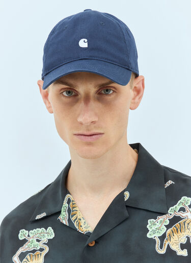 LN-CC® - Carhartt WIP: Madison Logo Baseball Cap - Navy Carhartt WIP Madison Logo Baseball Cap Navy wip0157004