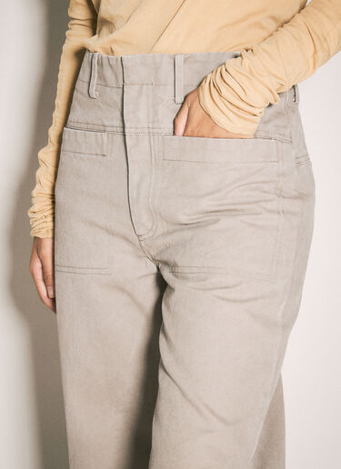 LN-CC® - Entire Studios: Heavy Canvas Pants - Grey Entire Studios Heavy Canvas Pants Grey ent0257020